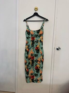 The Pinup Couture Laura Byrnes Slip Midi Dress Size Small